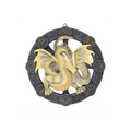 Mabon Dragon Resin Wall Plaque by Anne Stokes