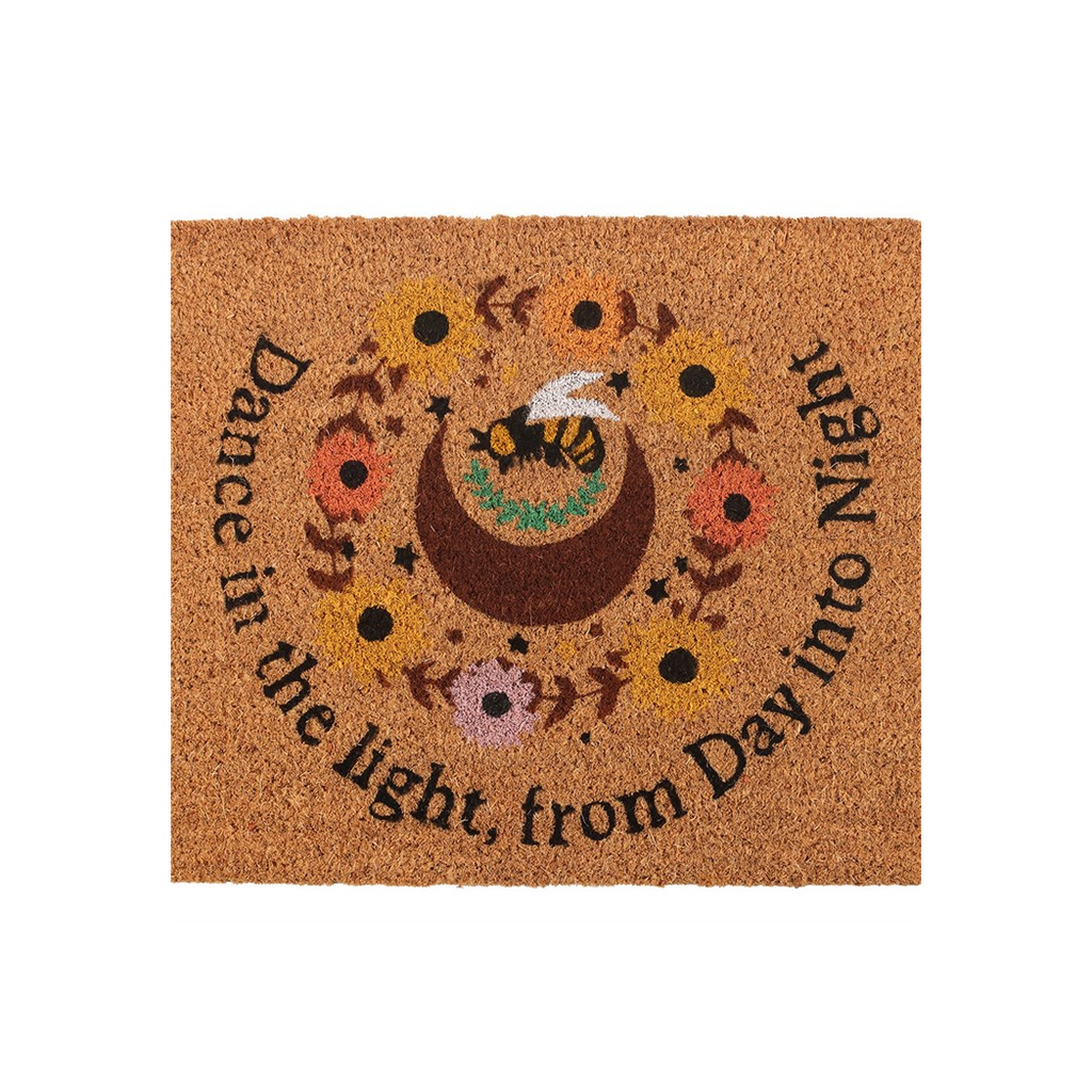 Natural Bee Radiant Doormat