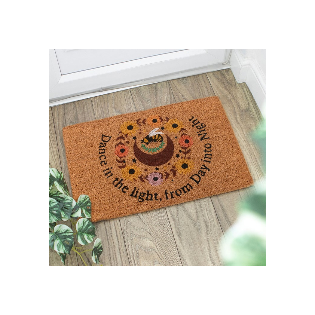 Natural Bee Radiant Doormat