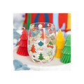 Nostalgic Christmas Print Stemless Glass